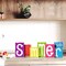 7 Pieces Summer Table Decorations Summer Wooden Sign Decorations for Home Rustic Wood Block Sign Tiered Tray Decor for Kitchen Shelf Home Farmhouse Seasonal Decor(Rustic Style)